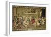 Louis XIV Visiting the Gobelins Factory, 1673-null-Framed Giclee Print