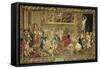 Louis XIV Visiting the Gobelins Factory, 1673-null-Framed Stretched Canvas