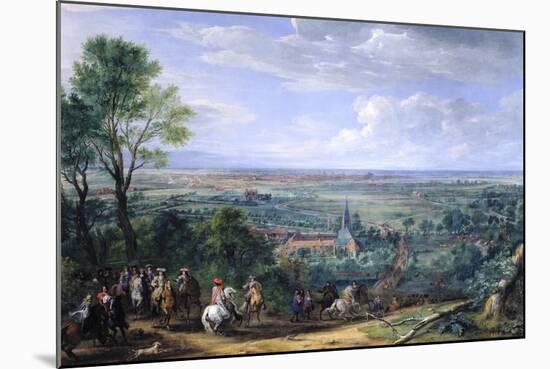 Louis XIV-Adam Frans van der Meulen-Mounted Giclee Print