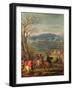 Louis XIV-Adam Frans van der Meulen-Framed Giclee Print