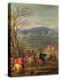 Louis XIV-Adam Frans van der Meulen-Stretched Canvas