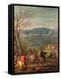 Louis XIV-Adam Frans van der Meulen-Framed Stretched Canvas