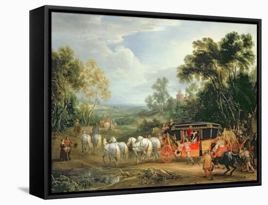 Louis Xiv-Meulen-Framed Stretched Canvas