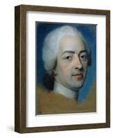 Louis XV (1710-74) King of France and Navarre, after 1730-Maurice Quentin de La Tour-Framed Giclee Print