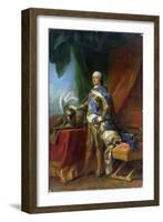 Louis XV (1715-74) King of France & Navarre, 1750-Carle van Loo-Framed Giclee Print