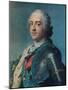 'Louis XV', 1748-Maurice-quentin De La Tour-Mounted Giclee Print