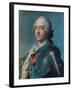 'Louis XV', 1748-Maurice-quentin De La Tour-Framed Giclee Print