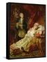 Louis XV and Madame Dubarry-Gyula Benczur-Framed Stretched Canvas