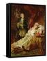 Louis XV and Madame Dubarry-Gyula Benczur-Framed Stretched Canvas