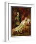 Louis XV and Madame Dubarry-Gyula Benczur-Framed Giclee Print