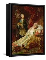 Louis XV and Madame Dubarry-Gyula Benczur-Framed Stretched Canvas