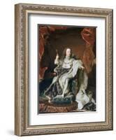 Louis XV at the Age of Five, C1715-Hyacinthe Rigaud-Framed Giclee Print