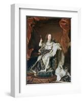 Louis XV at the Age of Five, C1715-Hyacinthe Rigaud-Framed Giclee Print