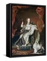 Louis XV at the Age of Five, C1715-Hyacinthe Rigaud-Framed Stretched Canvas