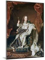 Louis XV at the Age of Five, C1715-Hyacinthe Rigaud-Mounted Giclee Print