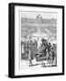 Louis XV at the Tuileries, Paris, 18th Century-Bonnardot-Framed Giclee Print