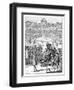 Louis XV at the Tuileries, Paris, 18th Century-Bonnardot-Framed Giclee Print