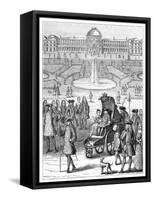 Louis XV at the Tuileries, Paris, 18th Century-Bonnardot-Framed Stretched Canvas