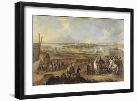 Louis XV au siège de Mons, du 7 juin au 11 juillet 1746-Pierre Lenfant-Framed Giclee Print