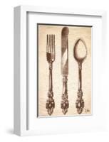 Louis XV Cutlery-Rene Stein-Framed Art Print