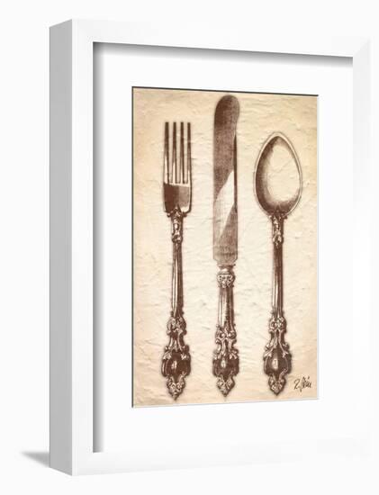 Louis XV Cutlery-Rene Stein-Framed Art Print