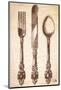 Louis XV Cutlery-Rene Stein-Mounted Art Print