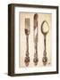 Louis XV Cutlery-Rene Stein-Framed Art Print