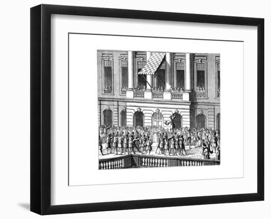 Louis XV in Strasbourg, 1744-null-Framed Giclee Print