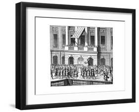 Louis XV in Strasbourg, 1744-null-Framed Giclee Print