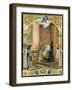 Louis XV Is Kissed by His Dying Great Grandfather, Louis XIV-Maurice Leloir-Framed Art Print