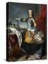Louis XV, King of France and Navarre-Jean-Baptiste van Loo-Stretched Canvas