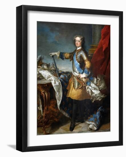 Louis XV, King of France and Navarre-Jean-Baptiste van Loo-Framed Giclee Print