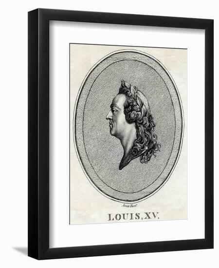 Louis XV - King of France-null-Framed Art Print