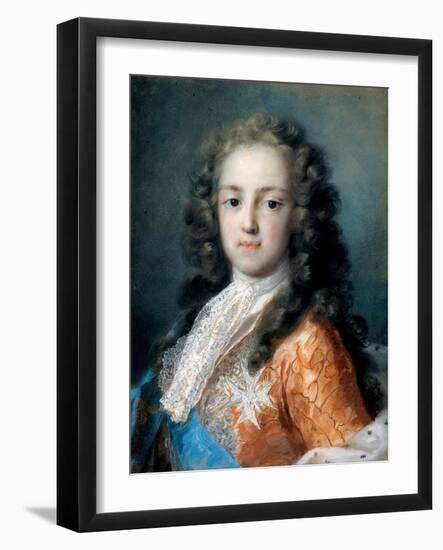 Louis XV of France (1710-1774) as Dauphin - Peinture De Rosalba Giovanna Carriera (1657-1757) - 172-Rosalba Giovanna Carriera-Framed Giclee Print