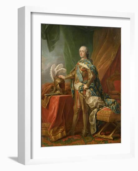 Louis XV of France-Carle van Loo-Framed Giclee Print