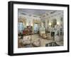 Louis XV-Style Cabinet, Villa Malfitano Whitaker, Palermo, Sicily, Italy-null-Framed Giclee Print