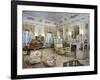 Louis XV-Style Cabinet, Villa Malfitano Whitaker, Palermo, Sicily, Italy-null-Framed Giclee Print