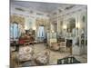 Louis XV-Style Cabinet, Villa Malfitano Whitaker, Palermo, Sicily, Italy-null-Mounted Giclee Print