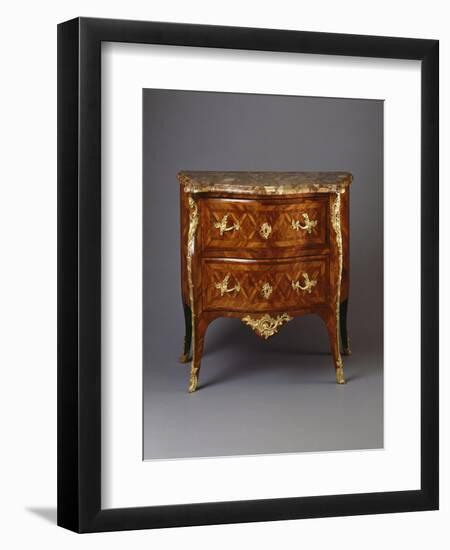 Louis XV Style Chest of Drawers, France-null-Framed Giclee Print