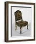 Louis XV Style Gilt Wood Chair Upholstered with Gobelins Tapestries, France-null-Framed Giclee Print