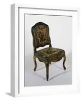 Louis XV Style Gilt Wood Chair Upholstered with Gobelins Tapestries, France-null-Framed Giclee Print