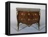 Louis XV Style Madagascar Rosewood and Kingwood Marquetry Serpentine Commode-Pierre Garnier-Framed Stretched Canvas