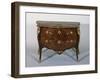 Louis XV Style Madagascar Rosewood and Kingwood Marquetry Serpentine Commode-Pierre Garnier-Framed Giclee Print