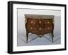 Louis XV Style Madagascar Rosewood and Kingwood Marquetry Serpentine Commode-Pierre Garnier-Framed Giclee Print