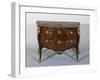 Louis XV Style Madagascar Rosewood and Kingwood Marquetry Serpentine Commode-Pierre Garnier-Framed Giclee Print