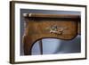 Louis XV Style Walnut Genoese Diplomat Writing Desk, Italy, Detail-null-Framed Giclee Print