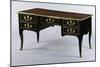 Louis XV Style Writing Desk with Subtle Gilt Decoration, France-null-Mounted Giclee Print