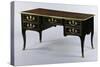 Louis XV Style Writing Desk with Subtle Gilt Decoration, France-null-Stretched Canvas