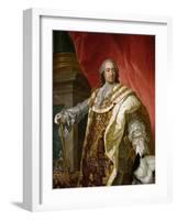 Louis XV-Louis-Michel van Loo-Framed Giclee Print