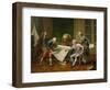 Louis XVI (1754-93) Giving Instructions to La Perouse, 29th June 1785, 1817-Nicolas Andre Monsiau-Framed Premium Giclee Print